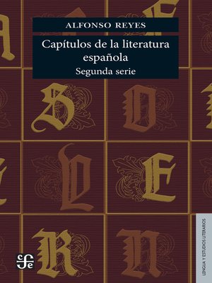 cover image of Capítulos de literatura española